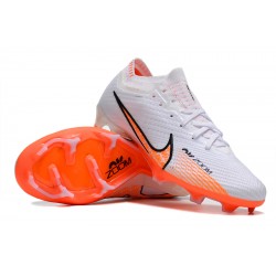 Nike Air Zoom Mercurial Vapor XV Elite FG Low White Orange Men Football Boots