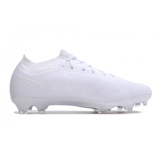 Nike Air Zoom Mercurial Vapor XV Elite FG Low White Purple Women/Men Football Boots