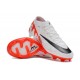 Nike Air Zoom Mercurial Vapor XV Elite FG Low White Red Black Women/Men Football Boots