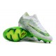 Nike Air Zoom Mercurial Vapor XV Elite FG Low White Yellow Green Women/Men Football Boots