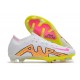 Nike Air Zoom Mercurial Vapor XV Elite FG Low White Yellow Pink Men Football Boots