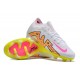 Nike Air Zoom Mercurial Vapor XV Elite FG Low White Yellow Pink Men Football Boots