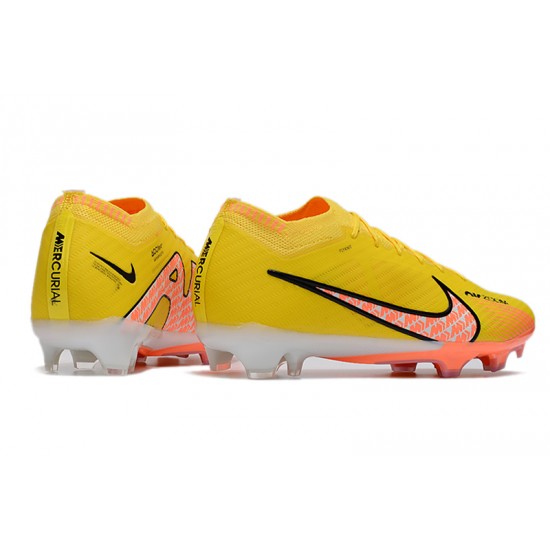 Nike Air Zoom Mercurial Vapor XV Elite FG Low Yellow Orange Men Football Boots