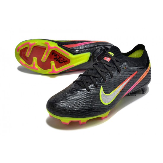 Nike Air Zoom Mercurial Vapor XV Elite FG Low Yellow Red Black Women/Men Football Boots