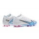 Nike Air Zoom Mercurial Vapor XV Elite FG White Blue Pink Men Low Football Boots