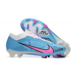 Nike Air Zoom Mercurial Vapor XV Elite FG White Light/Blue Pink Men Low Football Boots