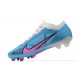 Nike Air Zoom Mercurial Vapor XV Elite FG White Light/Blue Pink Men Low Football Boots