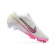 Nike Air Zoom Mercurial Vapor XV Elite FG White Pink Yellow Men Low Football Boots