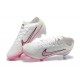 Nike Air Zoom Mercurial Vapor XV Elite FG White Pink Yellow Men Low Football Boots