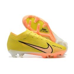 Nike Air Zoom Mercurial Vapor XV Elite FG Yellow Orange Men Low Football Boots