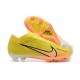 Nike Air Zoom Mercurial Vapor XV Elite FG Yellow Orange Men Low Football Boots