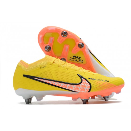 Nike Air Zoom Mercurial Vapor XV Elite SG Low Yellow Men Football Boots