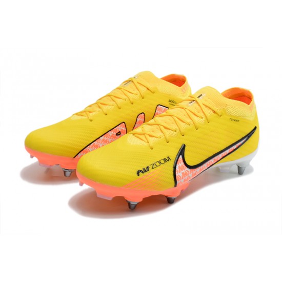 Nike Air Zoom Mercurial Vapor XV Elite SG Low Yellow Men Football Boots