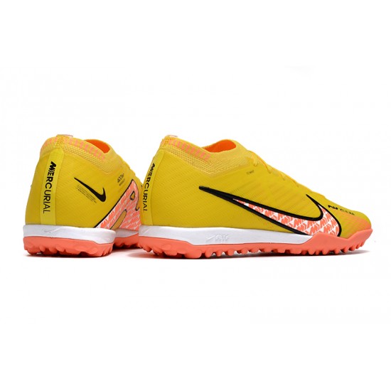 Nike Air Zoom Mercurial Vapor XV Elite TF Low Yellow Women/Men Football Boots