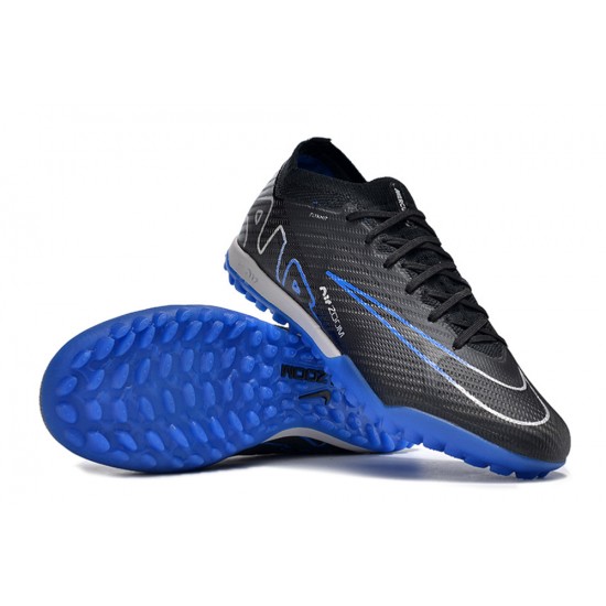 Nike Air Zoom Mercurial Vapor XV Elite TF Mid Black Blue Women/Men Football Boots