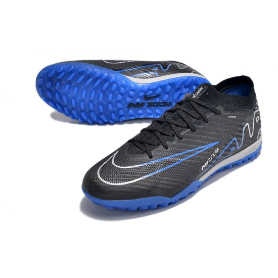 Nike Air Zoom Mercurial Vapor XV Elite TF Mid Black Blue Women/Men Football Boots