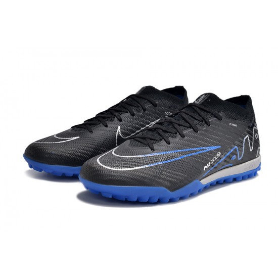 Nike Air Zoom Mercurial Vapor XV Elite TF Mid Black Blue Women/Men Football Boots