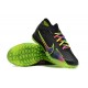Nike Air Zoom Mercurial Vapor XV Elite TF Mid Black Green Women/Men Football Boots
