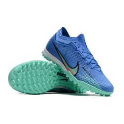 Nike Air Zoom Mercurial Vapor XV Elite TF Mid Blue Turqoise Women/Men Football Boots