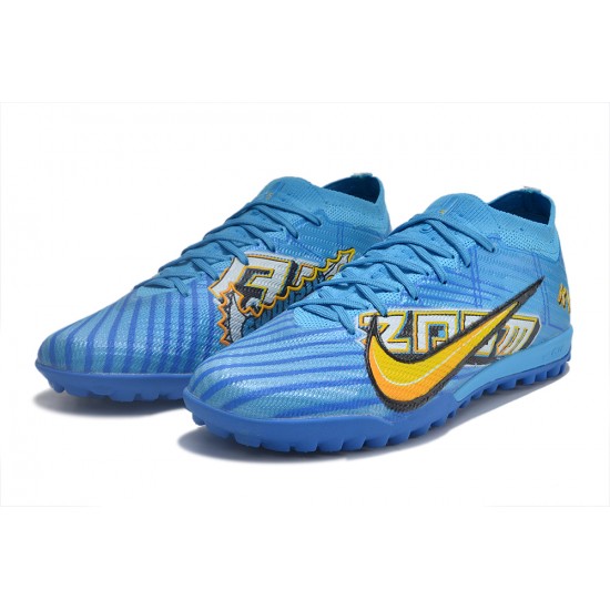 Nike Air Zoom Mercurial Vapor XV Elite TF Mid Blue Women/Men Football Boots