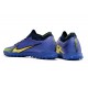 Nike Air Zoom Mercurial Vapor XV Elite TF Mid Dark Blue Yellow Women/Men Football Boots