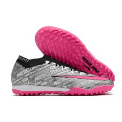 Nike Air Zoom Mercurial Vapor XV Elite TF Mid Grey Black Pink Women/Men Football Boots
