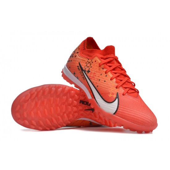 Nike Air Zoom Mercurial Vapor XV Elite TF Mid Orange Women/Men Football Boots
