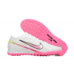 Nike Air Zoom Mercurial Vapor XV Elite TF Mid Pink White Women/Men Football Boots