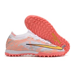 Nike Air Zoom Mercurial Vapor XV Elite TF Mid White Pink Yellow Women/Men Football Boots