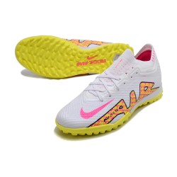 Nike Air Zoom Mercurial Vapor XV Elite TF Mid White Yellow Women/Men Football Boots