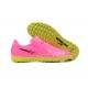 Nike Air Zoom Mercurial Vapor XV Academy TF Pink Yellow Black Men Low Football Boots