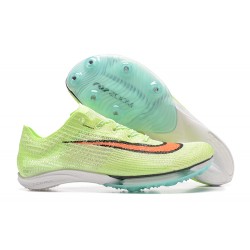 Nike Air Zoom Victory Orange Green Blue Track Field Spikes Men Low Football Cleats