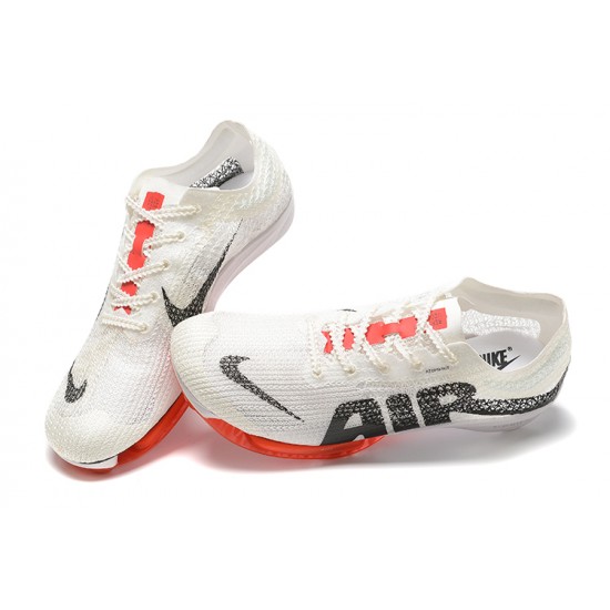 Nike Air Zoom Victory White Black Red Track Field Spikes Men Low Football Cleats