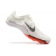 Nike Air Zoom Victory White Black Red Track Field Spikes Men Low Football Cleats