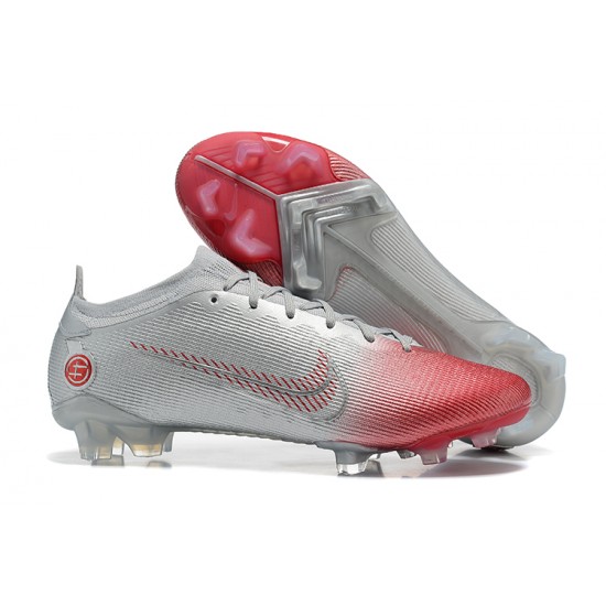 Nike Mercurial Dream Speed Vapor 14 Elite FG Silver Red Gray Low Men Football Boots