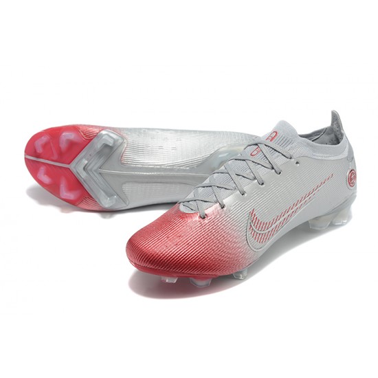 Nike Mercurial Dream Speed Vapor 14 Elite FG Silver Red Gray Low Men Football Boots