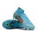 Nike Mercurial Superfiy VIII Elite SG PRO Anti Clog High Blue Men Football Boots