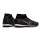 Nike Mercurial Superfly 8 Academy TF High Black Brown Men Football Boots