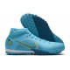 Nike Mercurial Superfly 8 Academy TF High Blue Yellow Men Football Boots