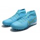 Nike Mercurial Superfly 8 Academy TF High Blue Yellow Men Football Boots