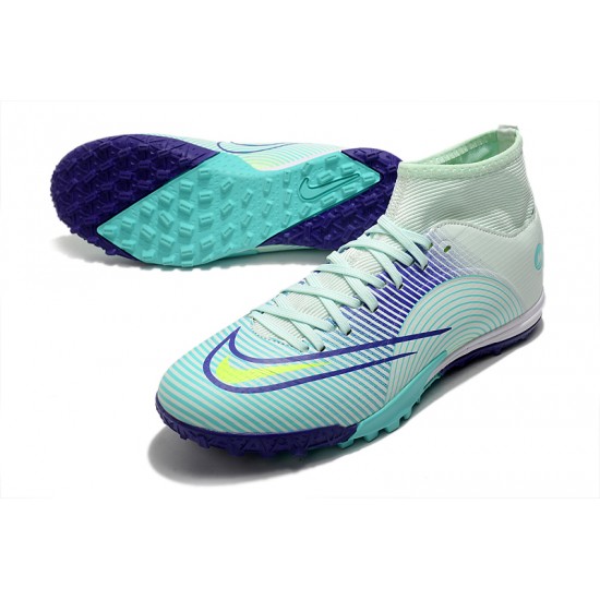 Nike Mercurial Superfly 8 Academy TF High Turqoise Men Football Boots