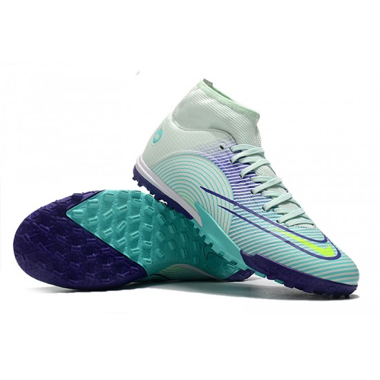 Nike Mercurial Superfly 8 Academy TF High Turqoise Men Football Boots