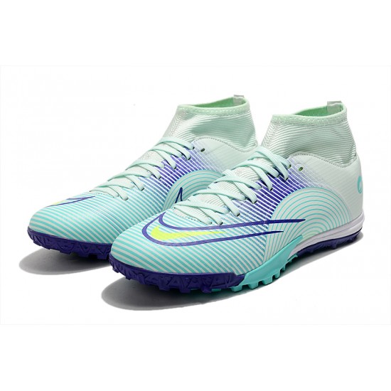 Nike Mercurial Superfly 8 Academy TF High Turqoise Men Football Boots