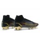 Nike Mercurial Superfly 8 Elite FG High Black Gold Men Football Boots