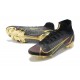 Nike Mercurial Superfly 8 Elite FG High Black Gold Men Football Boots