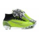 Nike Mercurial Superfly 8 Elite FG High Black Green Silver Men Football Boots