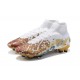 Nike Mercurial Superfly 8 Elite FG High Brown White Men Football Boots