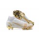 Nike Mercurial Superfly 8 Elite FG High Gold White Men Football Boots