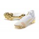 Nike Mercurial Superfly 8 Elite FG High Gold White Men Football Boots