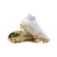 Nike Mercurial Superfly 8 Elite FG High Gold White Men Football Boots